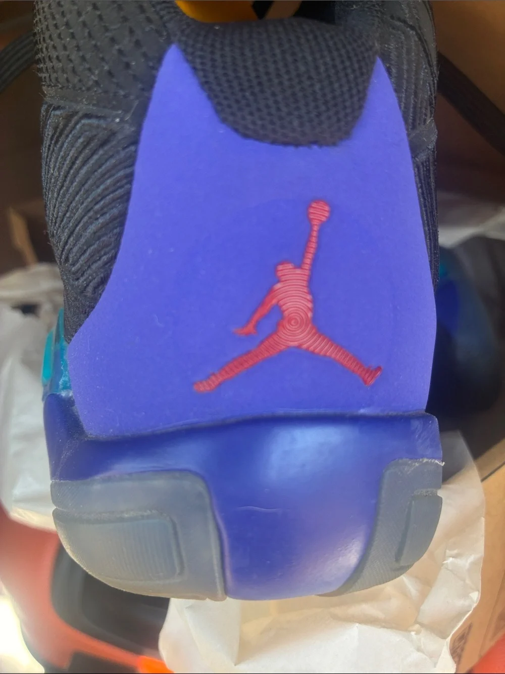 Jordan Men’s Sneakers  Black, Purple Leather